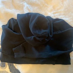 Black elastic waist lululemon hoodie